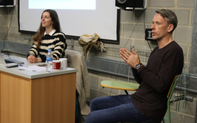 Visita del compositor noruego Knut Avenstroup