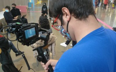 Rodaje en el Mercat del Pla